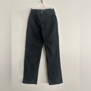 Hollister Ultra High-Rise Dad Jeans - Black, W 26 L 32